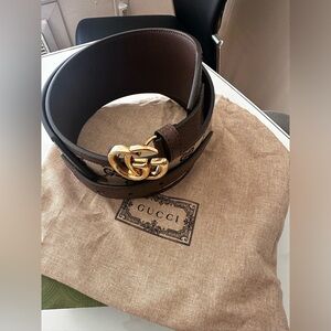 Gucci GG supreme belt canvas